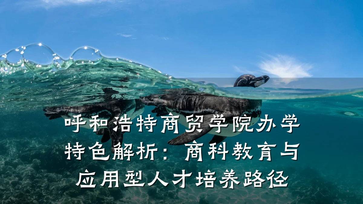 呼和浩特商贸学院办学特色解析:商科教育与应用型人才培养路径