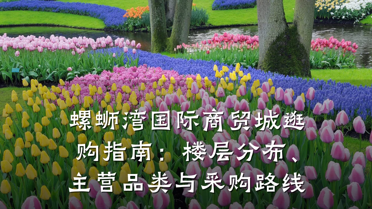 螺蛳湾国际商贸城逛购指南:楼层分布、主营品类与采购路线