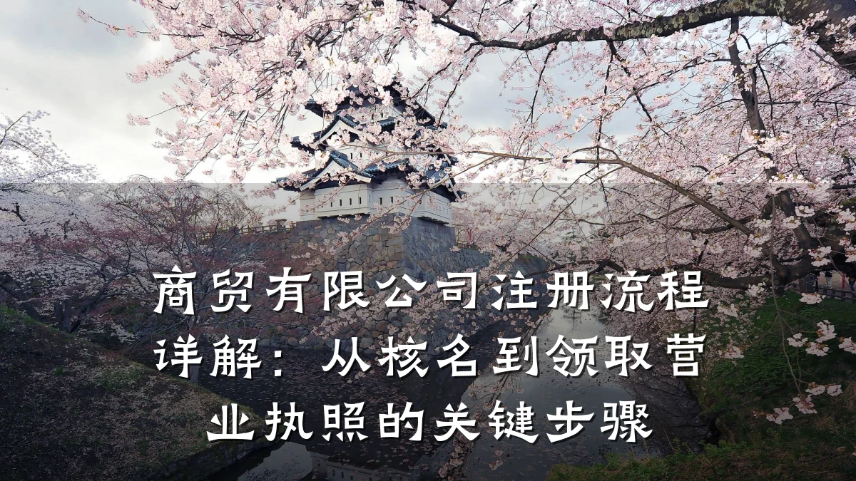 商贸有限公司注册流程详解:从核名到领取营业执照的关键步骤