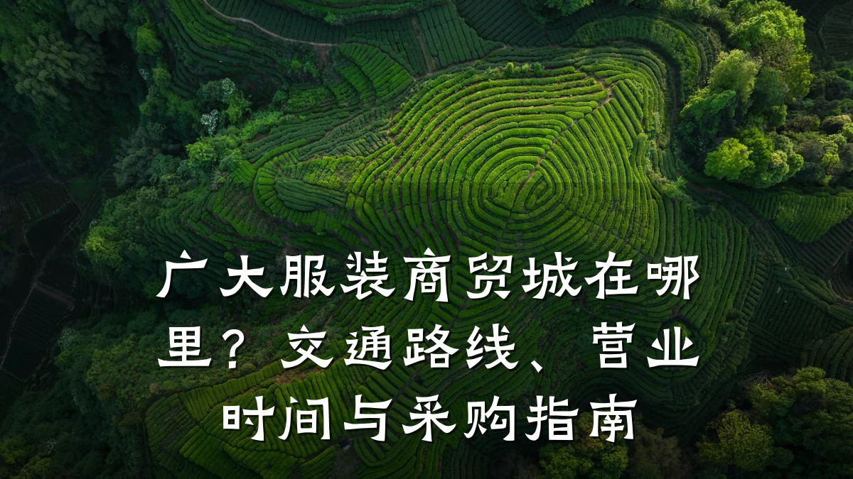 广大服装商贸城在哪里？交通路线、营业时间与采购指南