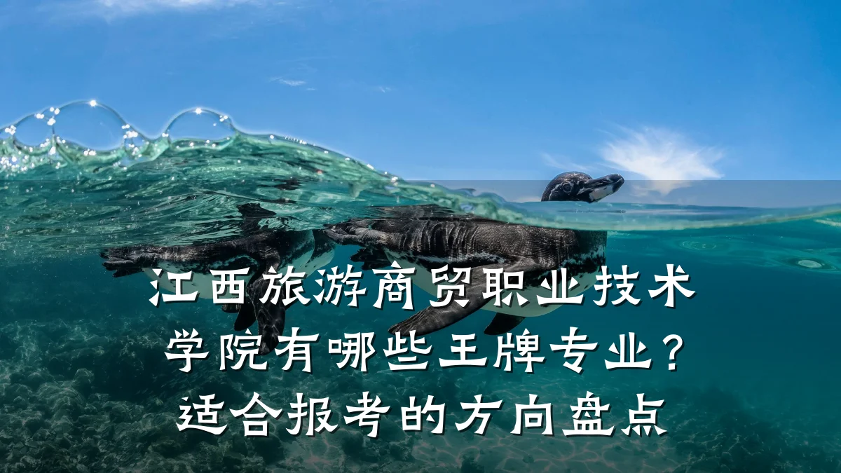 江西旅游商贸职业技术学院有哪些王牌专业?适合报考的方向盘点