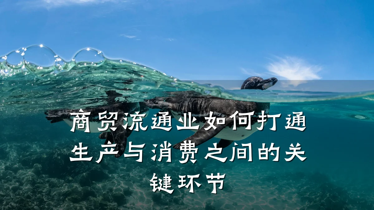 商贸流通业如何打通生产与消费之间的关键环节