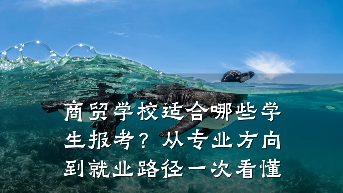 商贸学校适合哪些学生报考?从专业方向到就业路径一次看懂