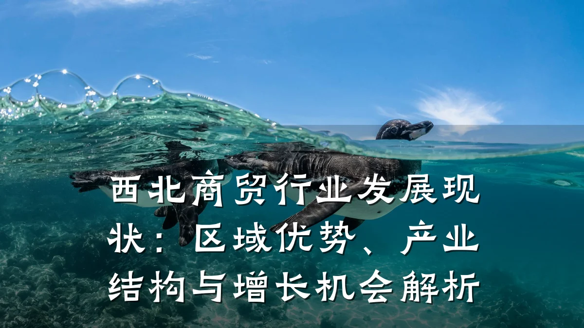 西北商贸行业发展现状:区域优势、产业结构与增长机会解析