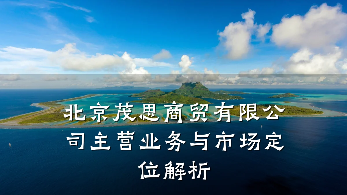 北京茂思商贸有限公司主营业务与市场定位解析