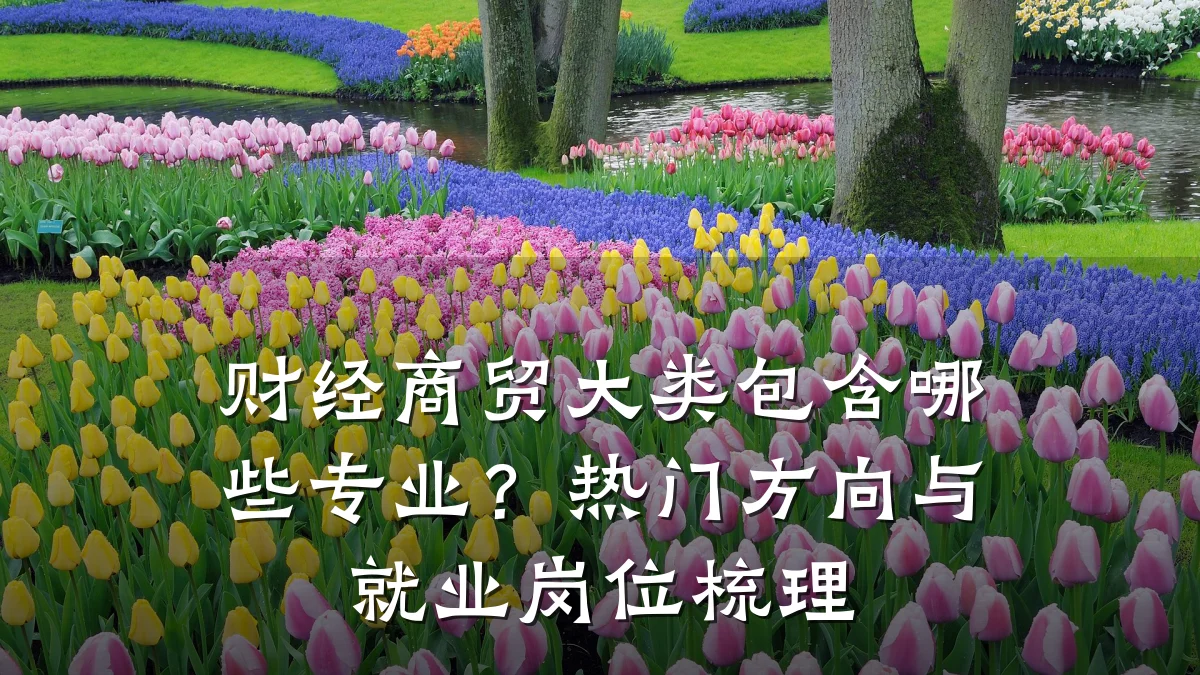 财经商贸大类包含哪些专业?热门方向与就业岗位梳理