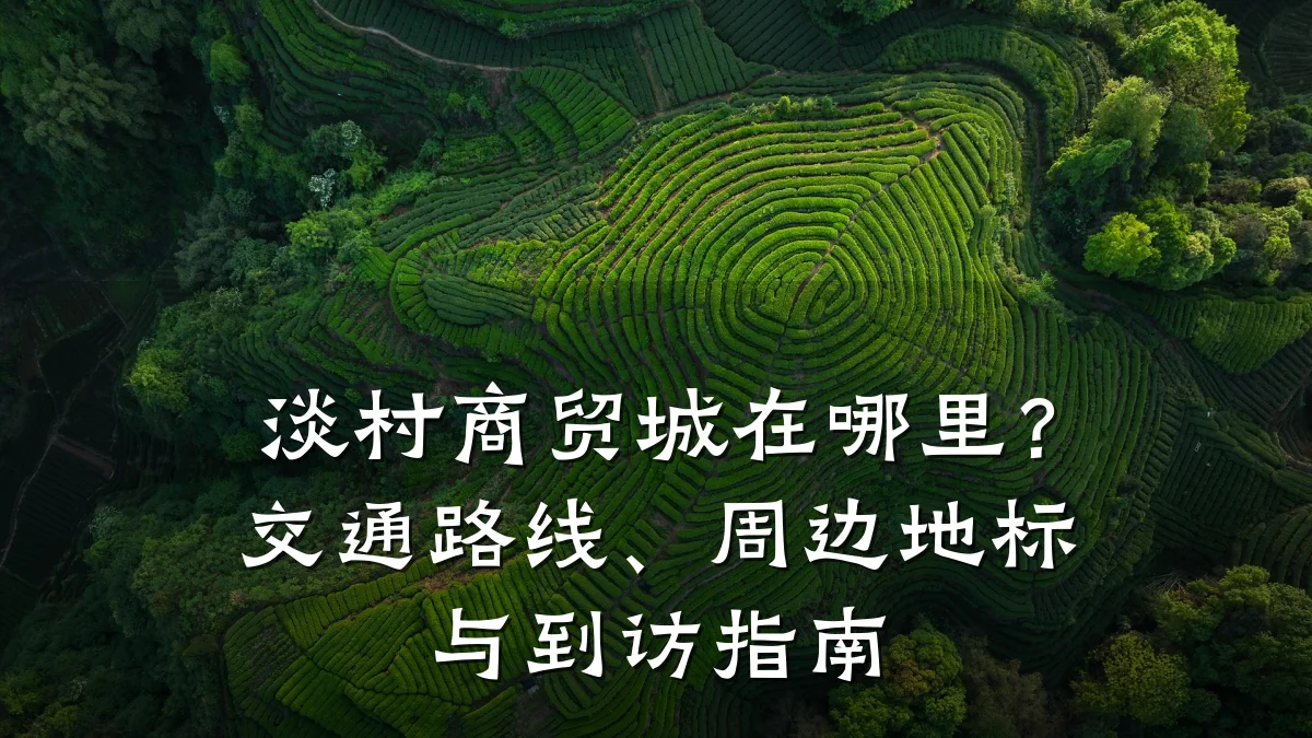 淡村商贸城在哪里?交通路线、周边地标与到访指南
