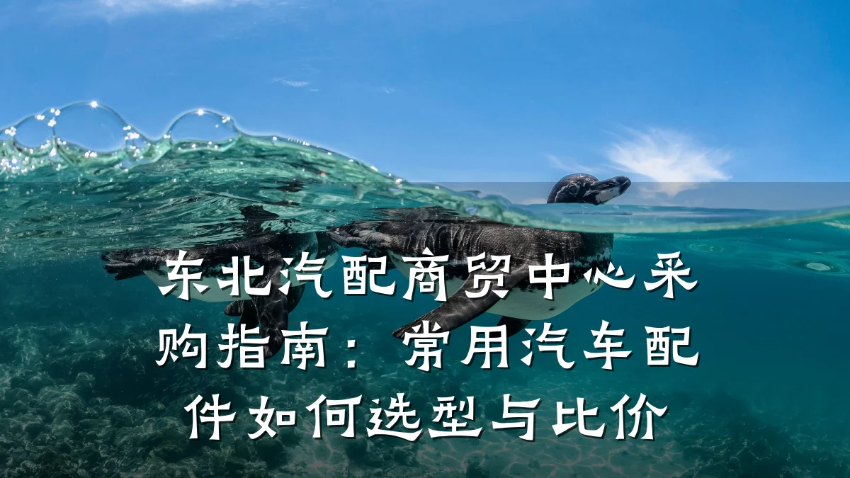 东北汽配商贸中心采购指南:常用汽车配件如何选型与比价