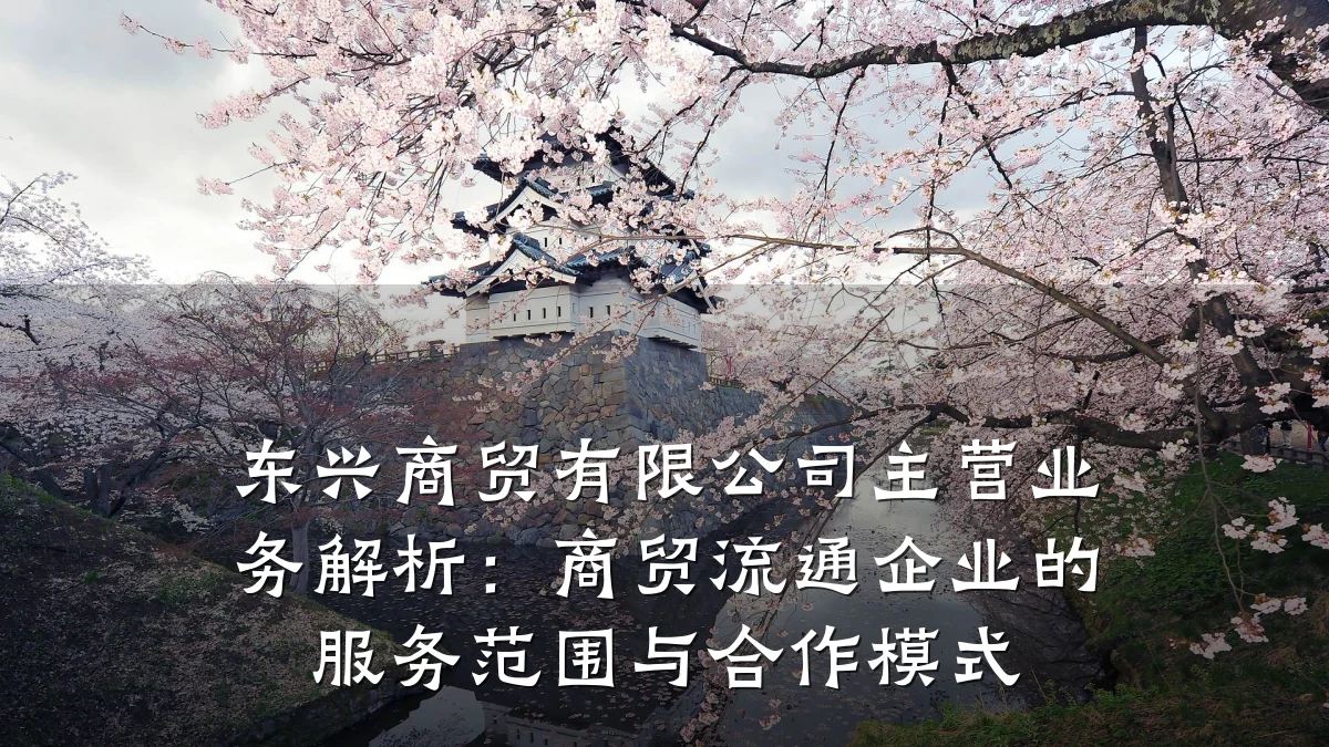 东兴商贸有限公司主营业务解析:商贸流通企业的服务范围与合作模式