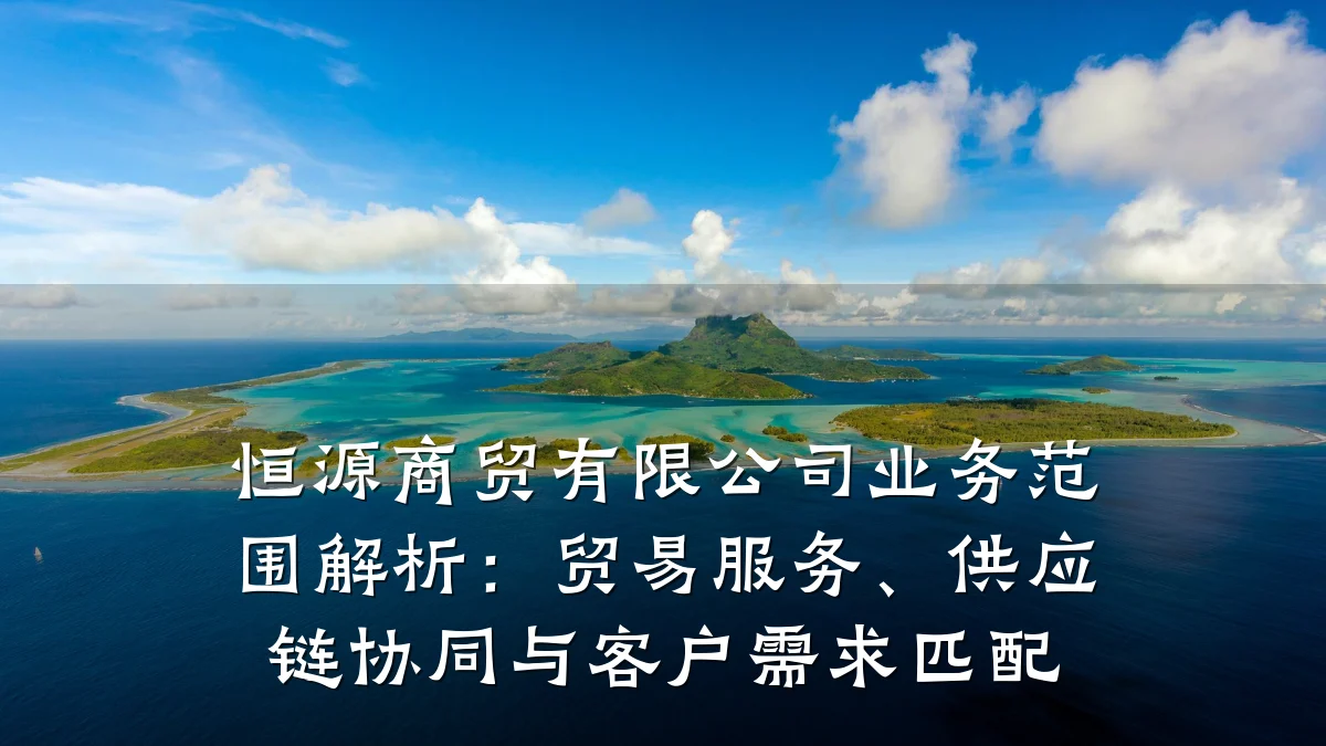 恒源商贸有限公司业务范围解析：贸易服务、供应链协同与客户需求匹配