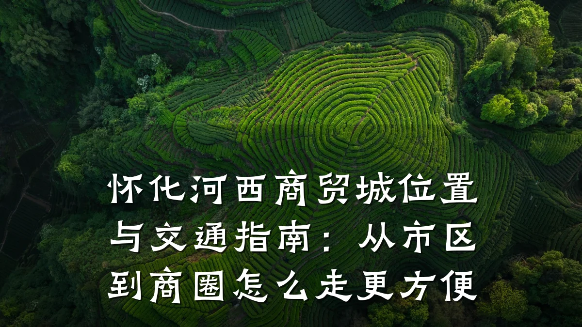 怀化河西商贸城位置与交通指南：从市区到商圈怎么走更方便