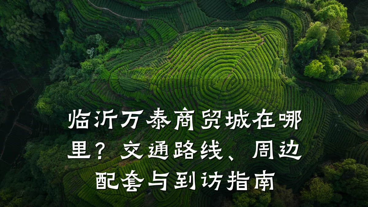 临沂万泰商贸城在哪里?交通路线、周边配套与到访指南