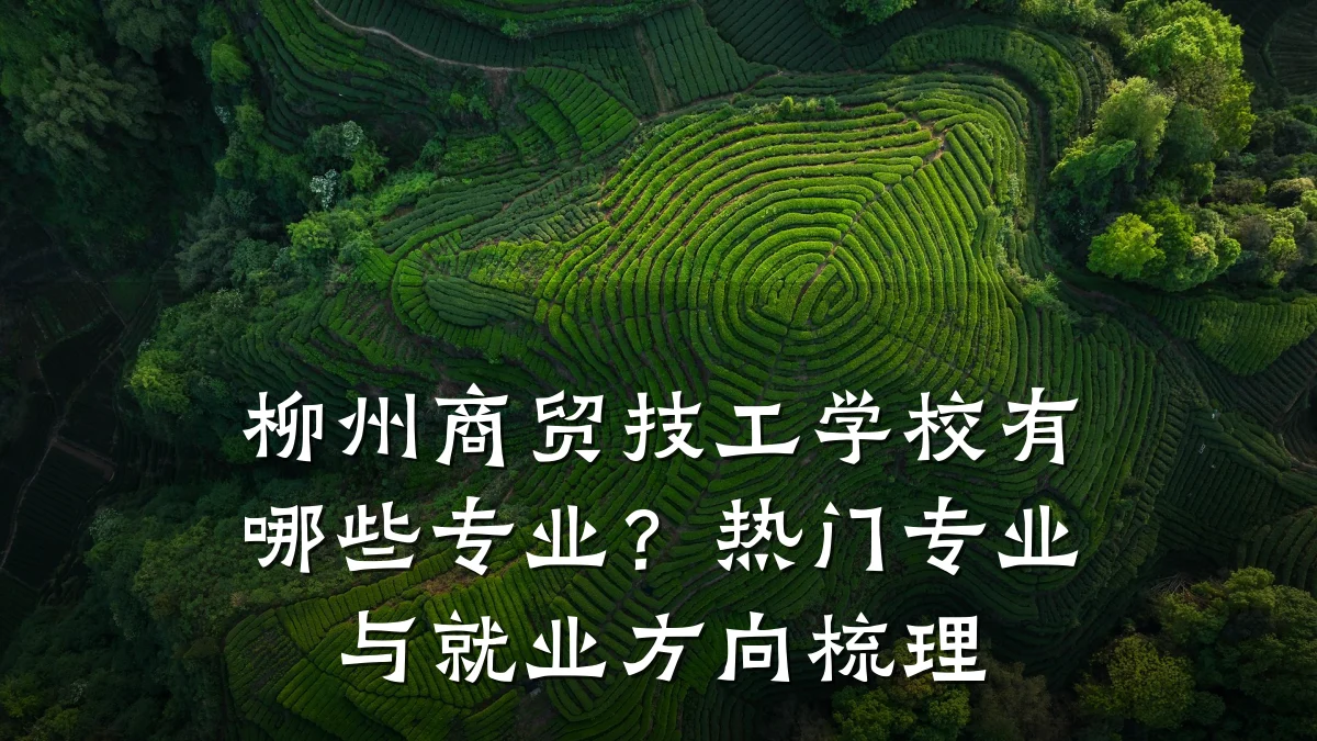 柳州商贸技工学校有哪些专业?热门专业与就业方向梳理