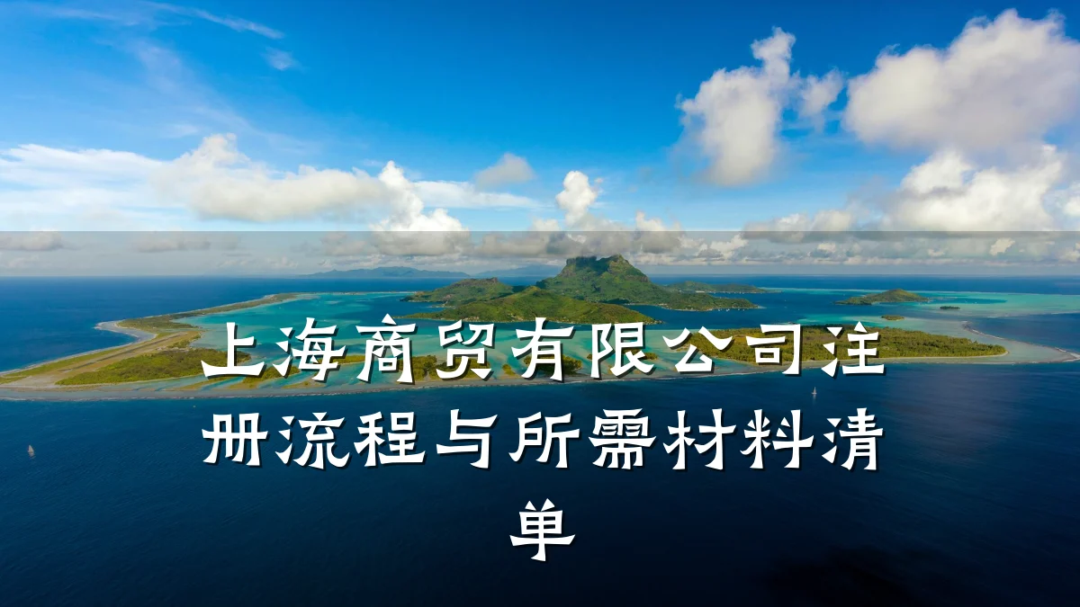 上海商贸有限公司注册流程与所需材料清单