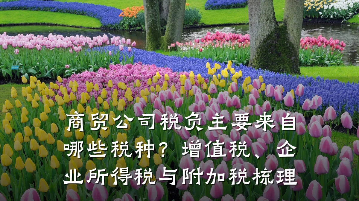 商贸公司税负主要来自哪些税种?增值税、企业所得税与附加税梳理