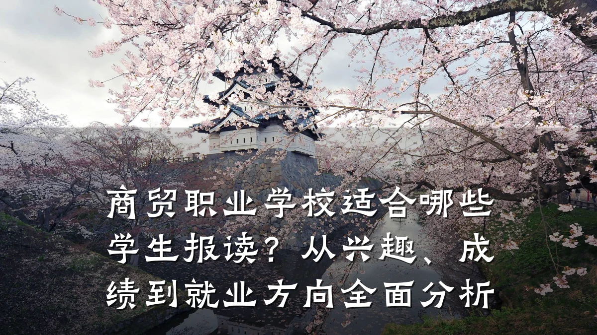 商贸职业学校适合哪些学生报读？从兴趣、成绩到就业方向全面分析
