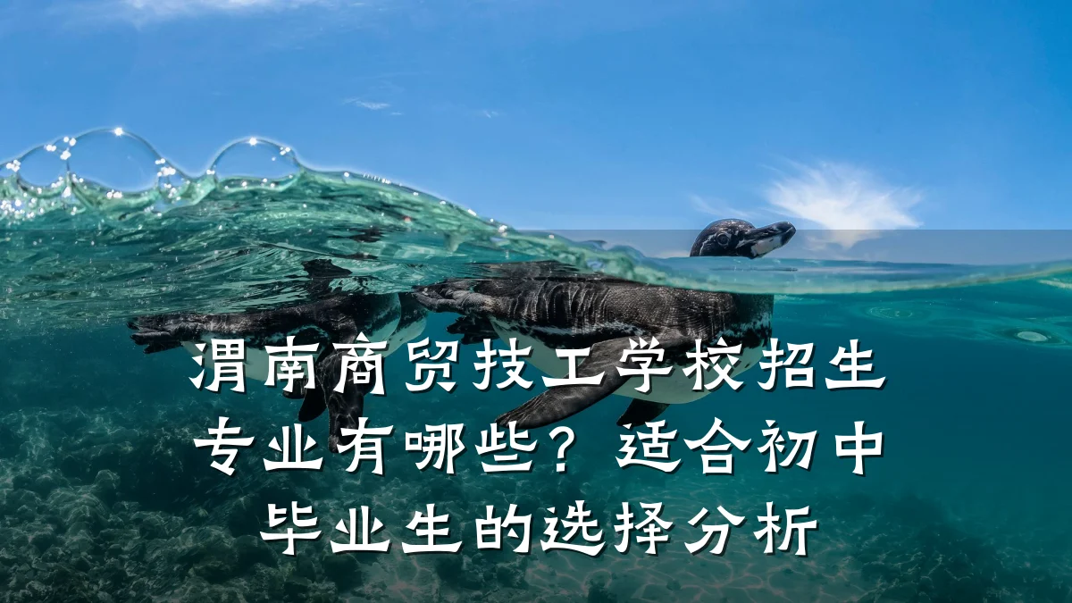 渭南商贸技工学校招生专业有哪些?适合初中毕业生的选择分析