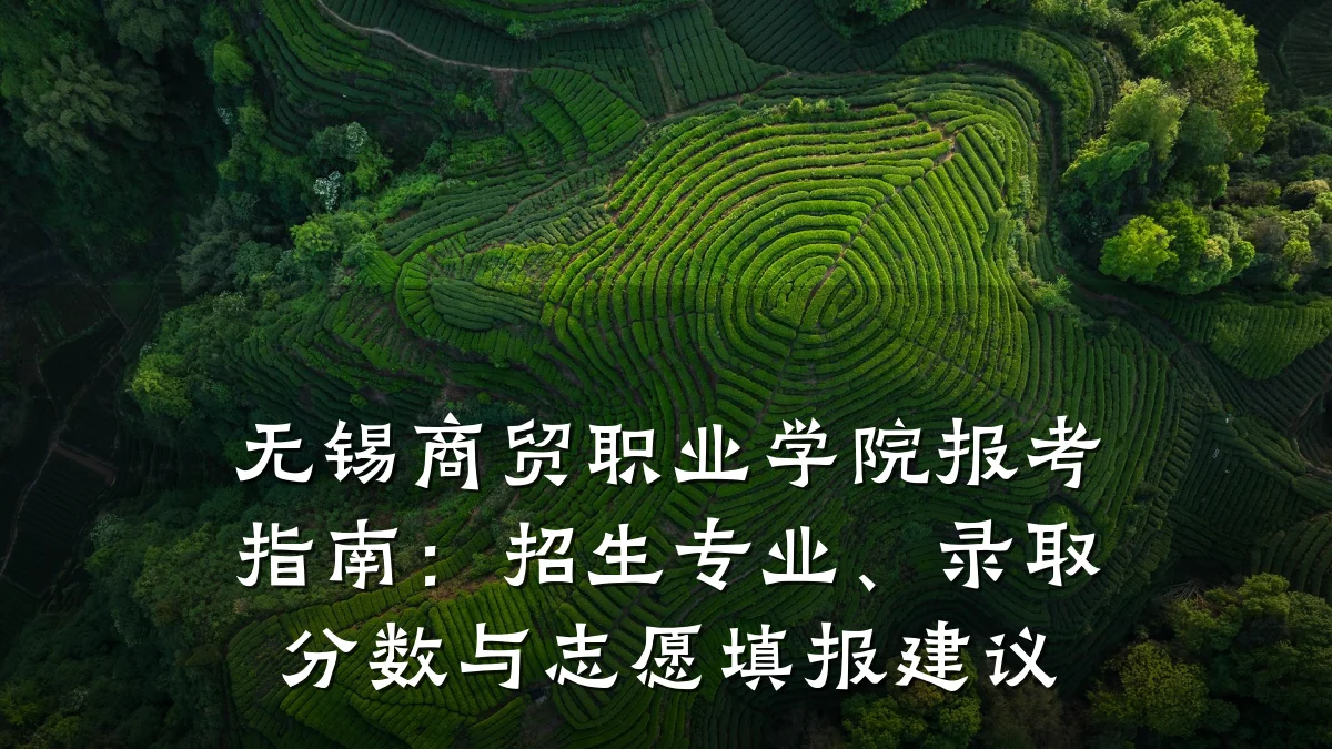 无锡商贸职业学院报考指南：招生专业、录取分数与志愿填报建议