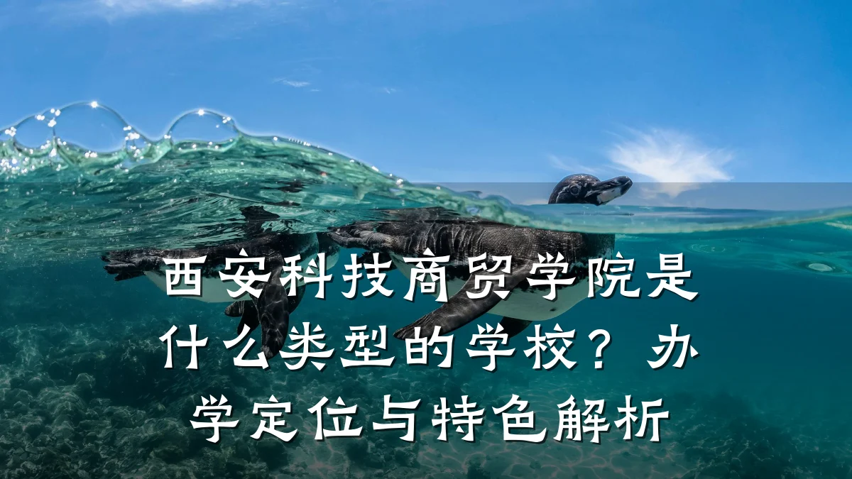西安科技商贸学院是什么类型的学校?办学定位与特色解析