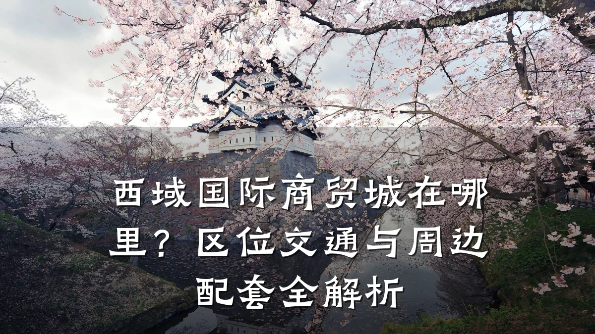 西域国际商贸城在哪里?区位交通与周边配套全解析