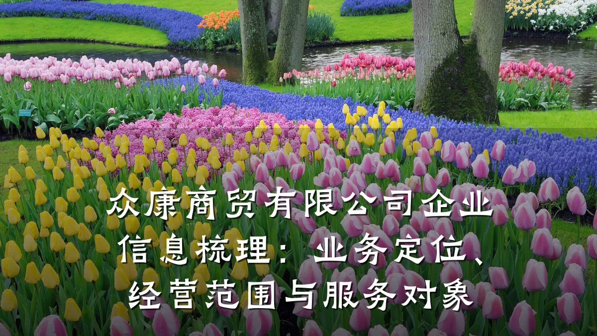 众康商贸有限公司企业信息梳理：业务定位、经营范围与服务对象