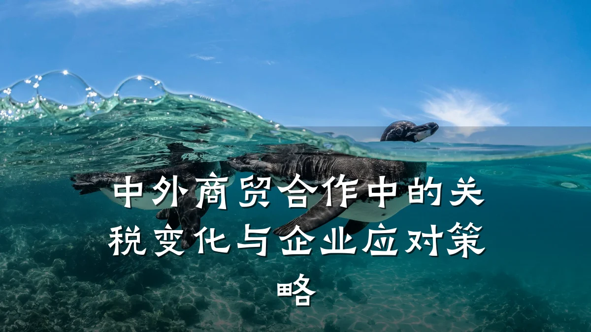 中外商贸合作中的关税变化与企业应对策略