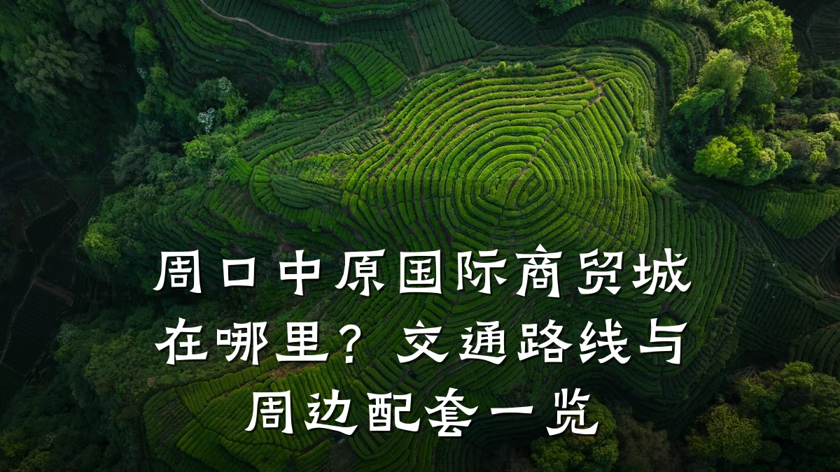 周口中原国际商贸城在哪里?交通路线与周边配套一览
