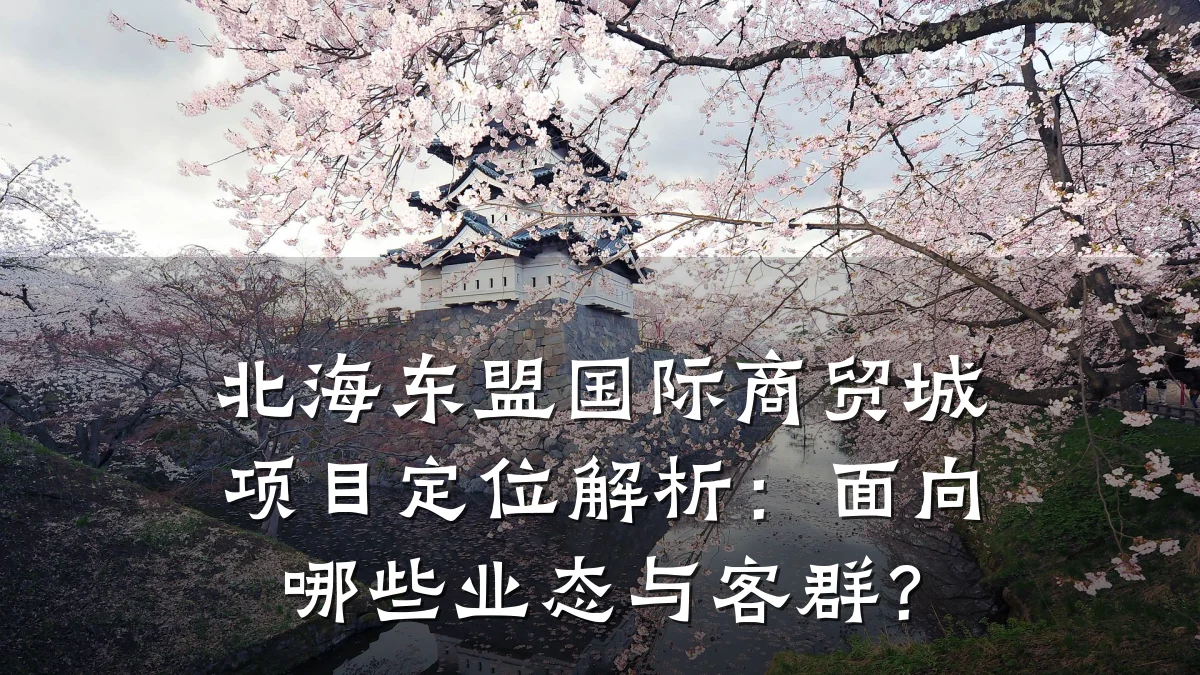 北海东盟国际商贸城项目定位解析:面向哪些业态与客群?