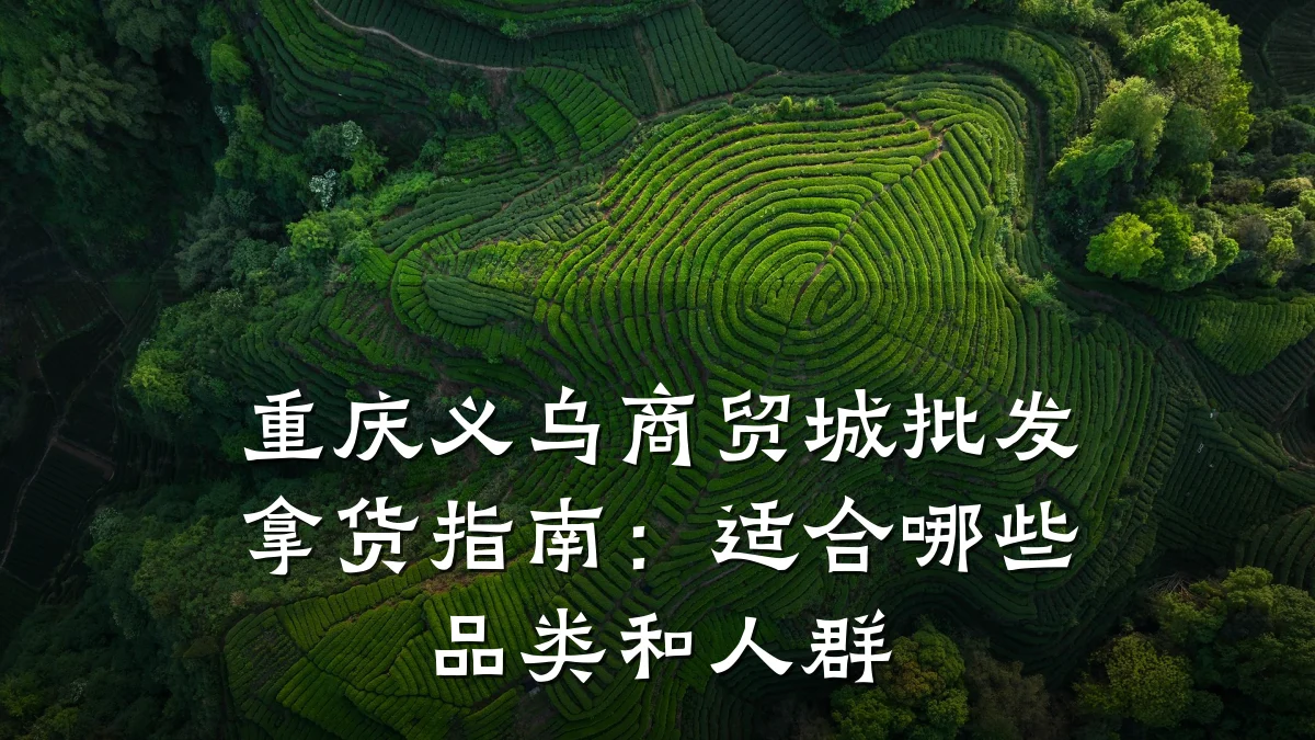 重庆义乌商贸城批发拿货指南：适合哪些品类和人群