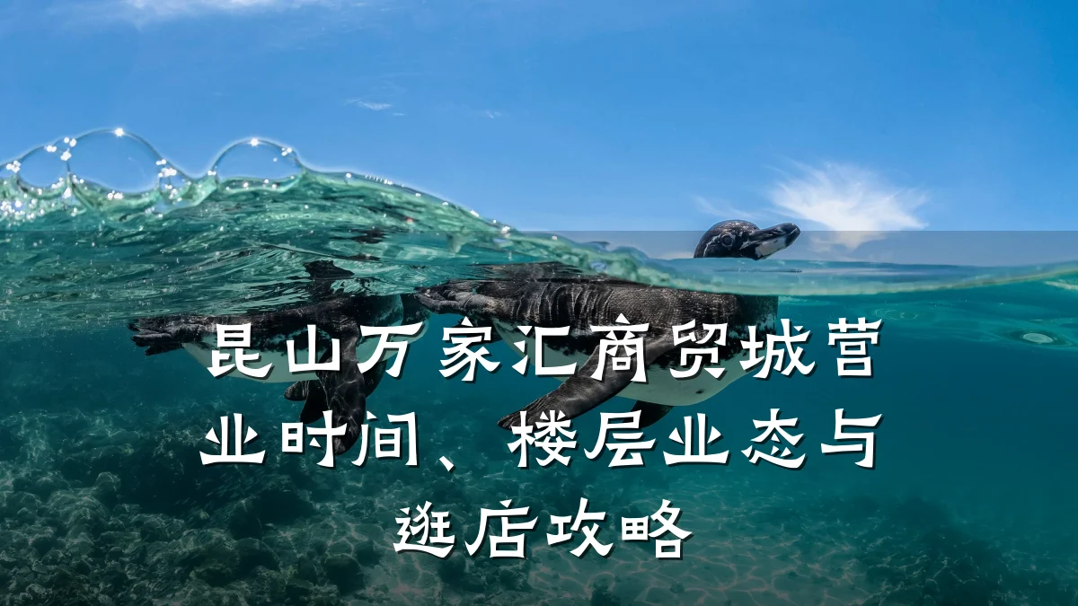 昆山万家汇商贸城营业时间、楼层业态与逛店攻略