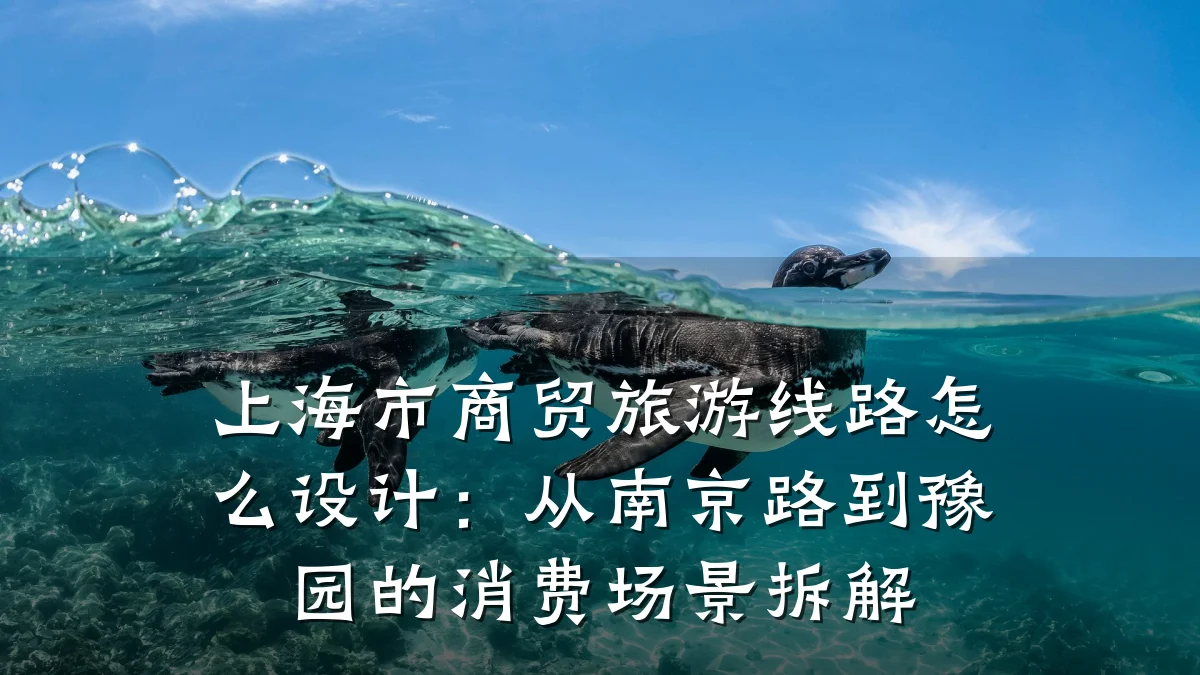 上海市商贸旅游线路怎么设计:从南京路到豫园的消费场景拆解