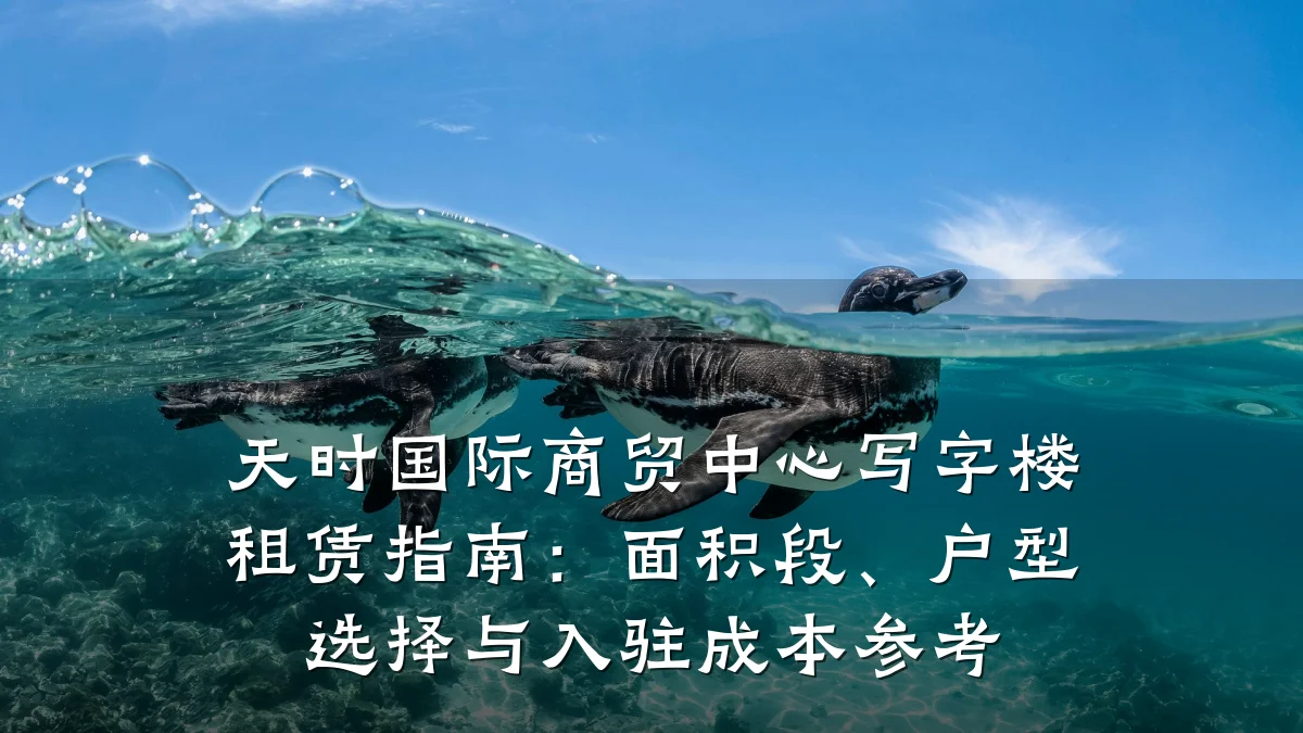 天时国际商贸中心写字楼租赁指南:面积段、户型选择与入驻成本参考