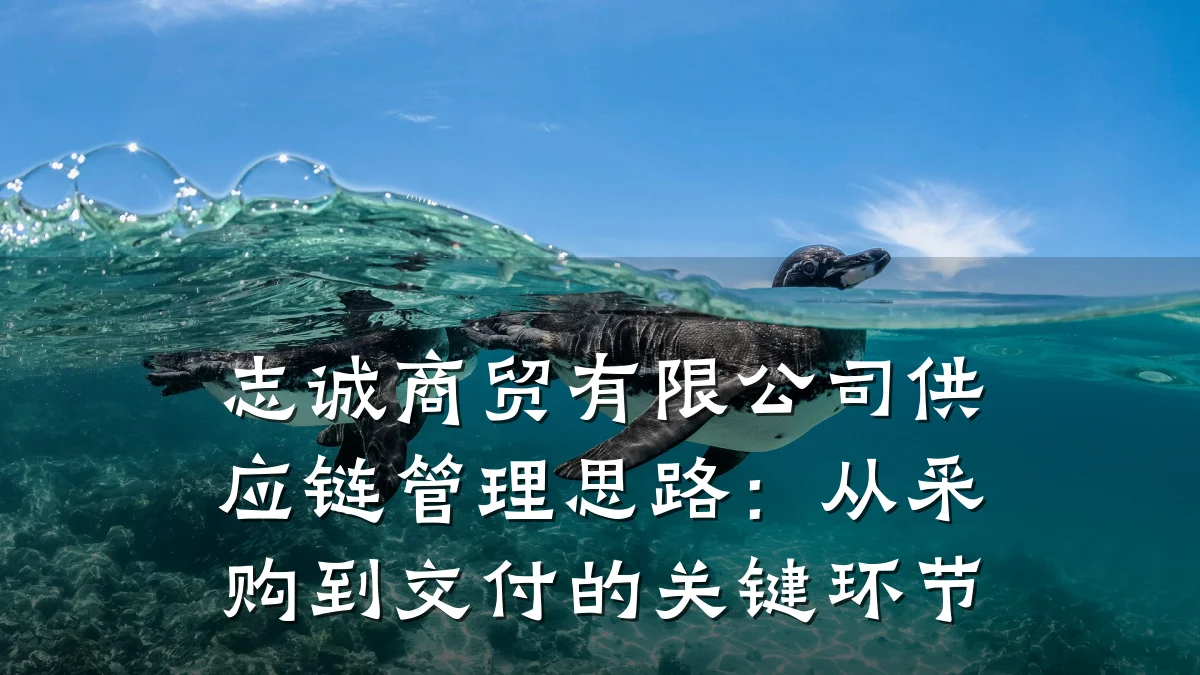 志诚商贸有限公司供应链管理思路:从采购到交付的关键环节