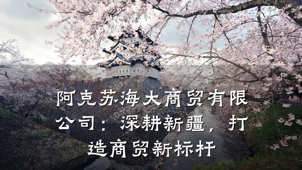 阿克苏海大商贸有限公司:深耕新疆,打造商贸新标杆
