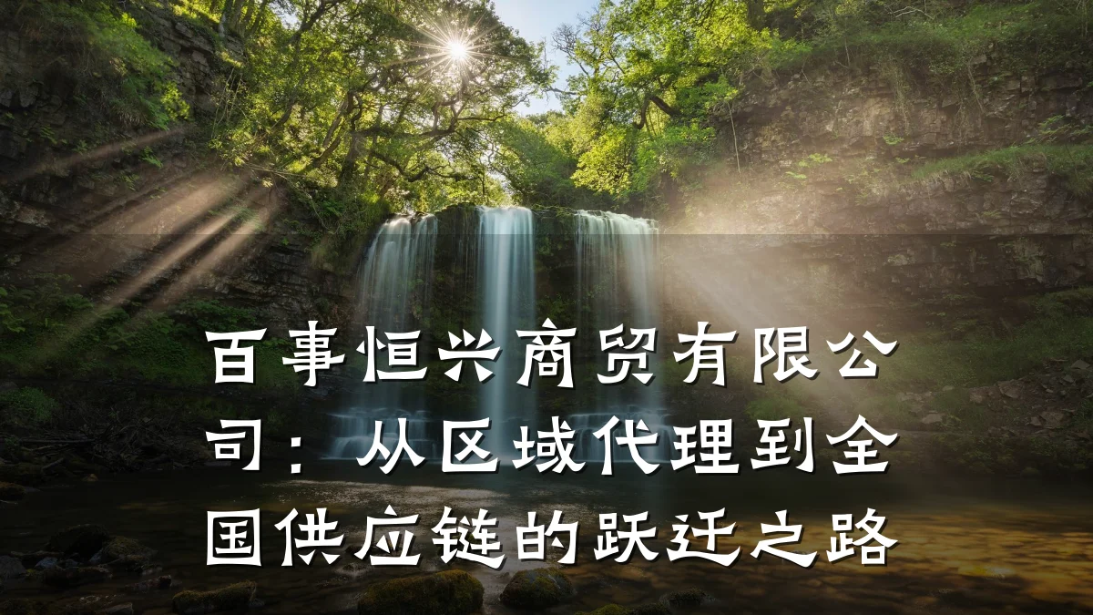 百事恒兴商贸有限公司：从区域代理到全国供应链的跃迁之路