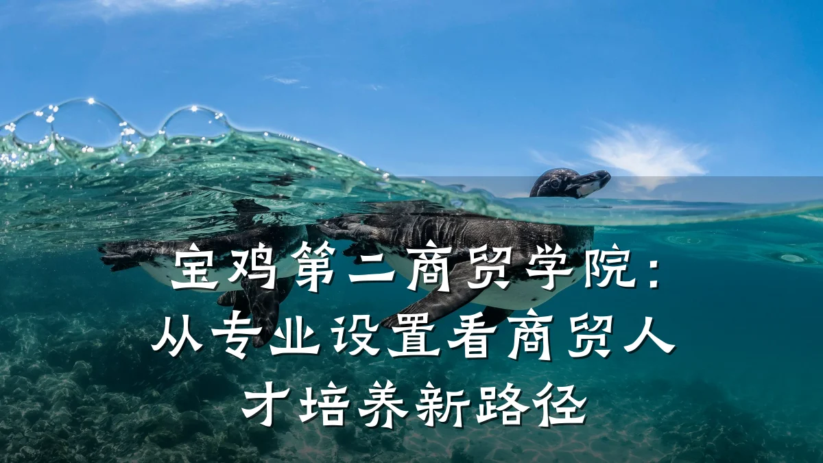 宝鸡第二商贸学院:从专业设置看商贸人才培养新路径
