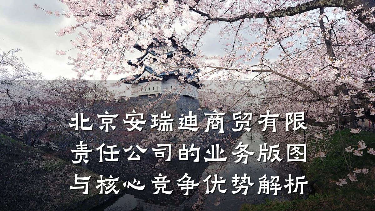 北京安瑞迪商贸有限责任公司的业务版图与核心竞争优势解析