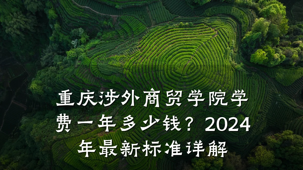 重庆涉外商贸学院学费一年多少钱？2024年最新标准详解