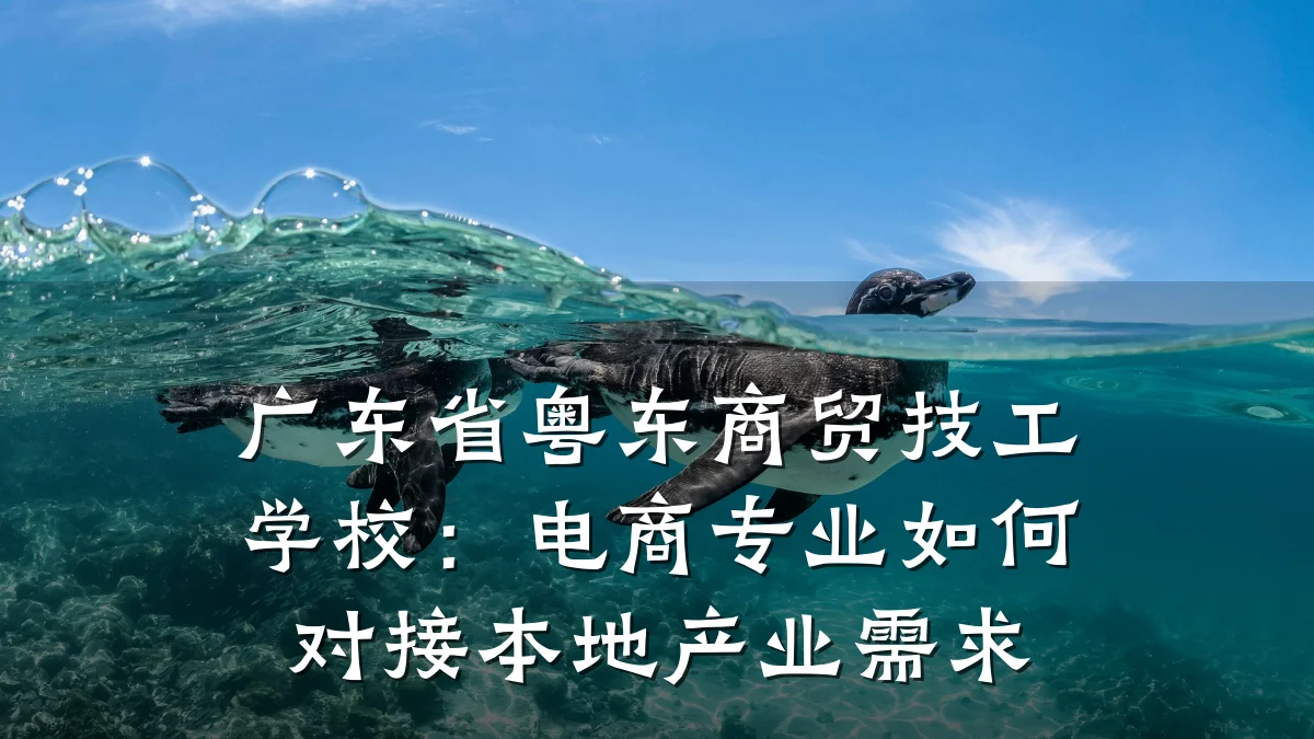 广东省粤东商贸技工学校:电商专业如何对接本地产业需求