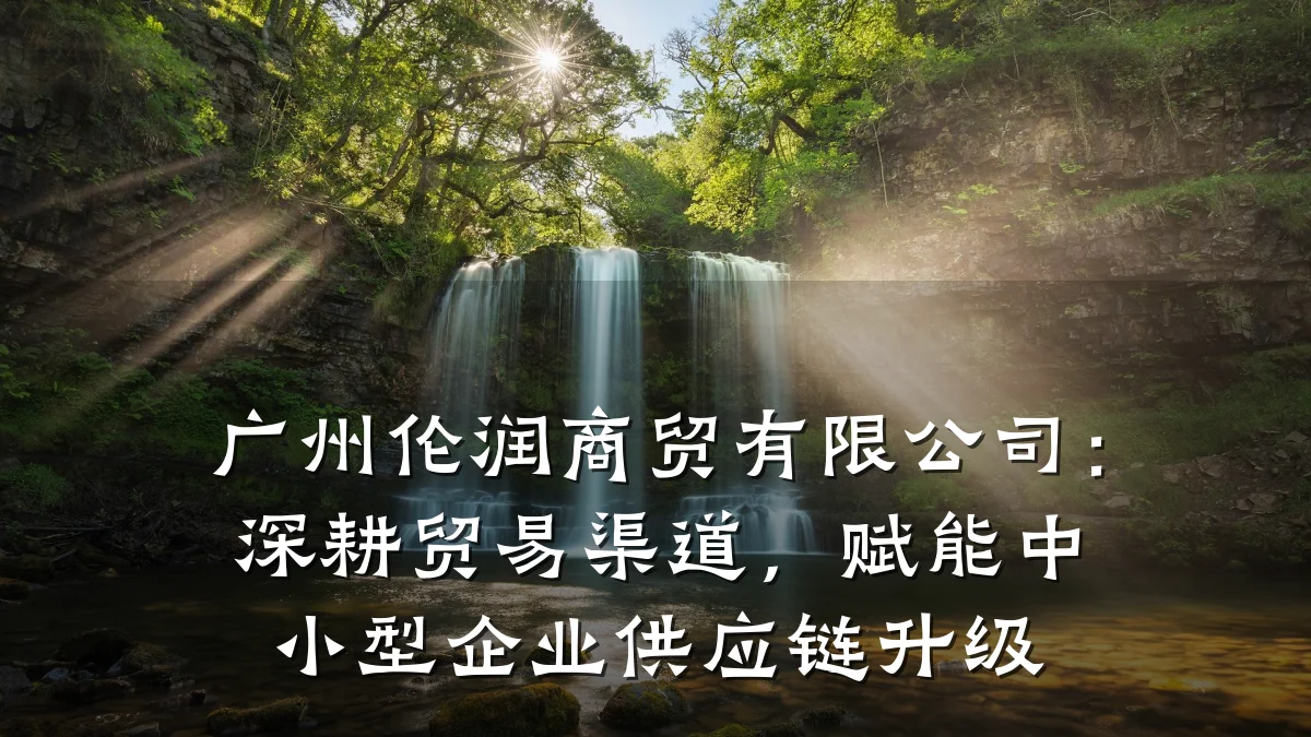 广州伦润商贸有限公司:深耕贸易渠道,赋能中小型企业供应链升级