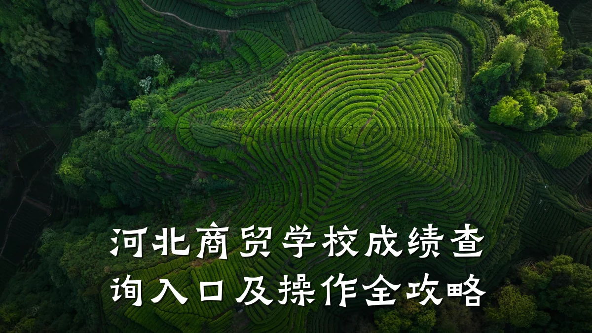 河北商贸学校成绩查询入口及操作全攻略