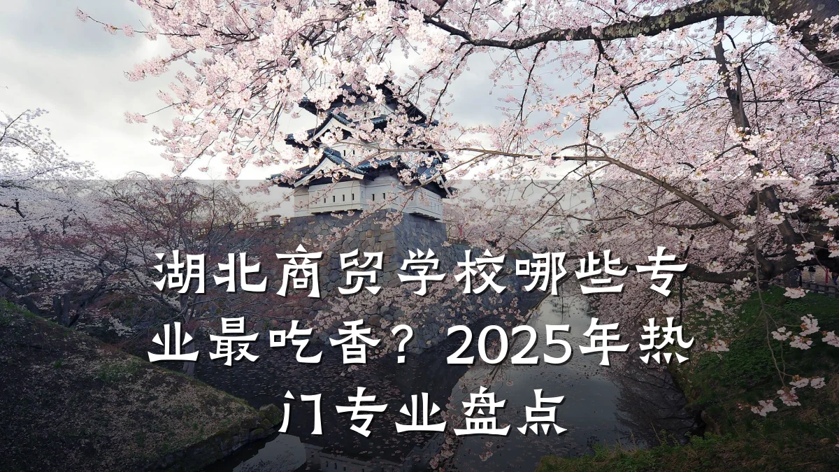 湖北商贸学校哪些专业最吃香?2025年热门专业盘点