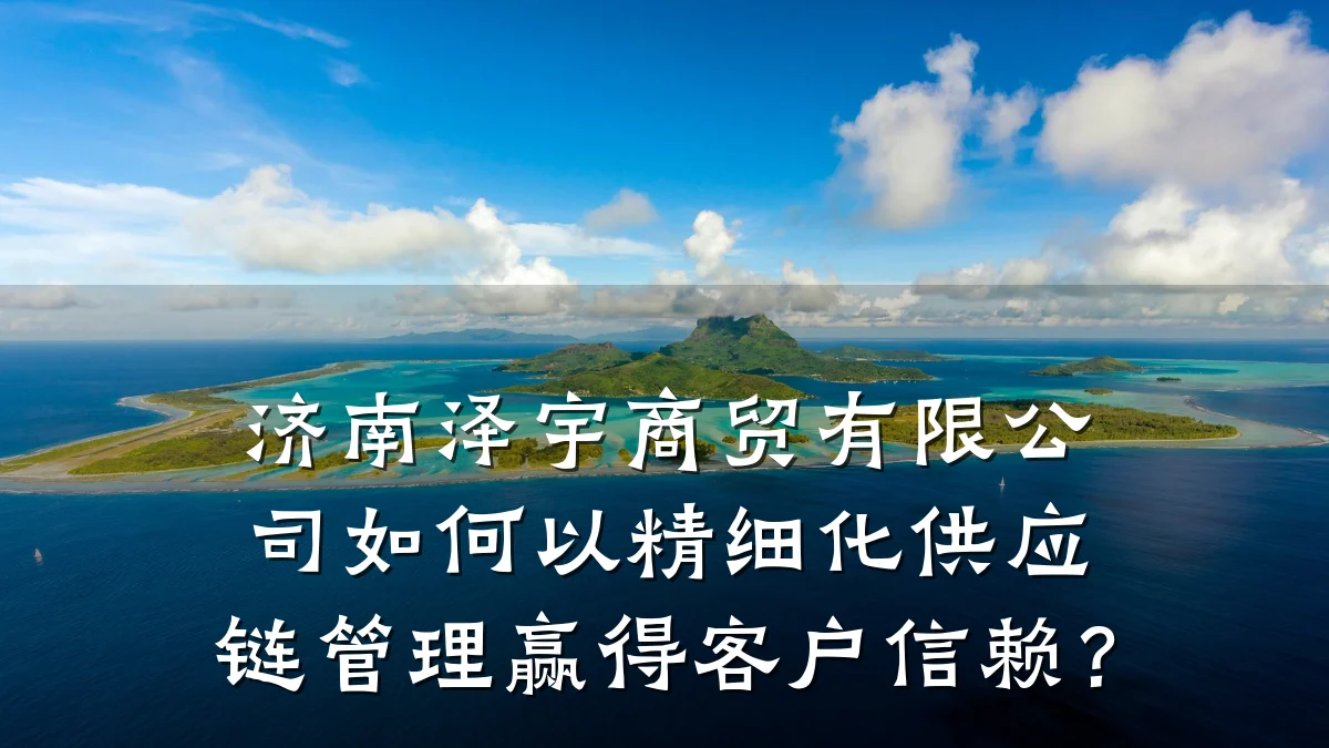 济南泽宇商贸有限公司如何以精细化供应链管理赢得客户信赖?