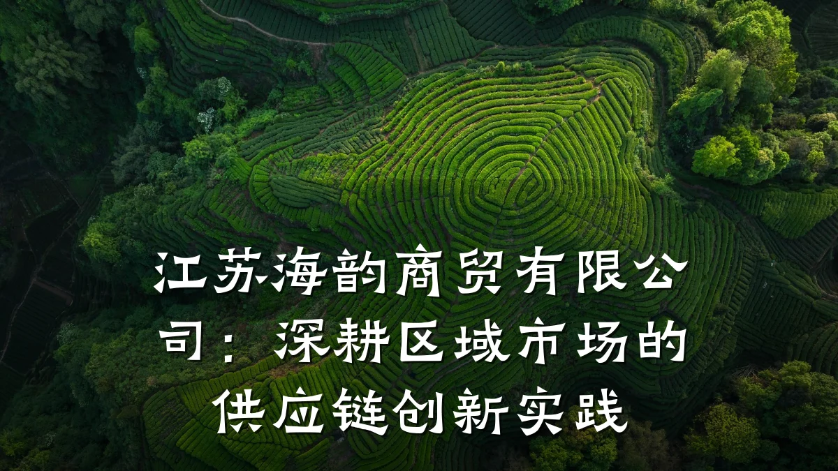 江苏海韵商贸有限公司:深耕区域市场的供应链创新实践