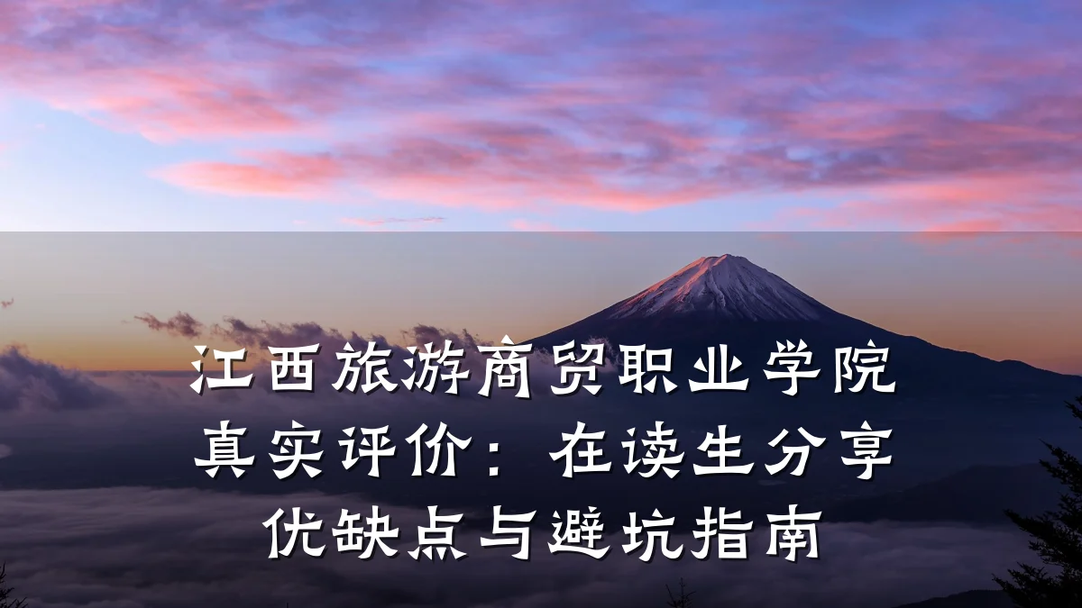 江西旅游商贸职业学院真实评价:在读生分享优缺点与避坑指南