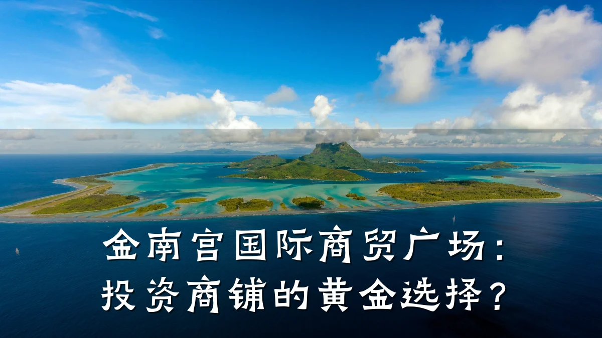 金南宫国际商贸广场:投资商铺的黄金选择?