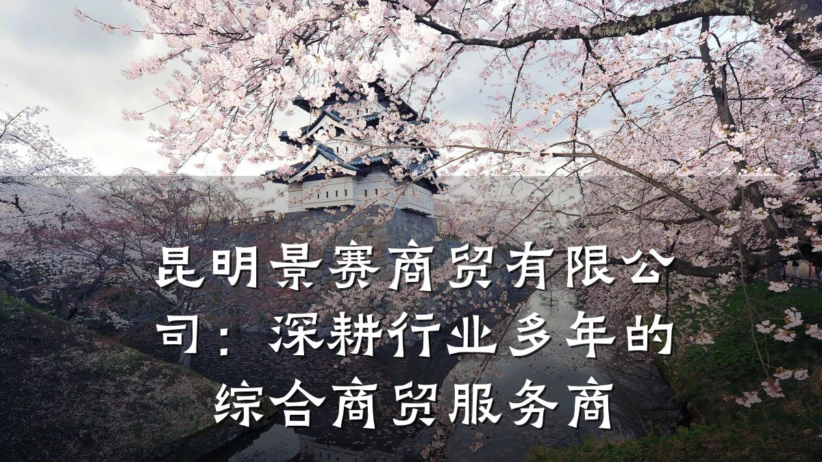 昆明景赛商贸有限公司：深耕行业多年的综合商贸服务商