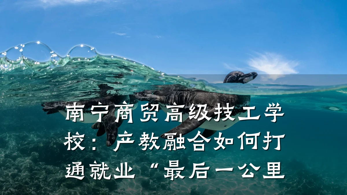 南宁商贸高级技工学校:产教融合如何打通就业“最后一公里