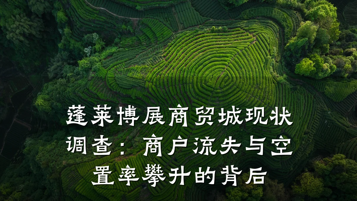 蓬莱博展商贸城现状调查:商户流失与空置率攀升的背后