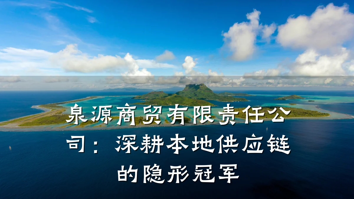 泉源商贸有限责任公司:深耕本地供应链的隐形冠军